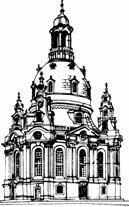 Архитектура: Барокко. Фрауэнкирхен. Дрезден 1743 г.