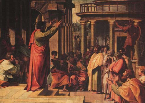 Рафаэль. Проповедь апостола Павла в Афинах