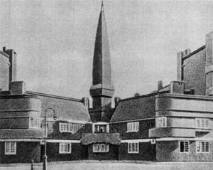 М. де Клерк. Жилой комплекс на Хембрюгстрат в Амстердаме. 1918-1921