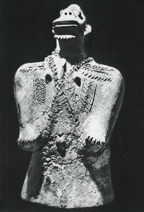 82 Статуя предка. Терракота. Культура сао. Музей Человека, Париж