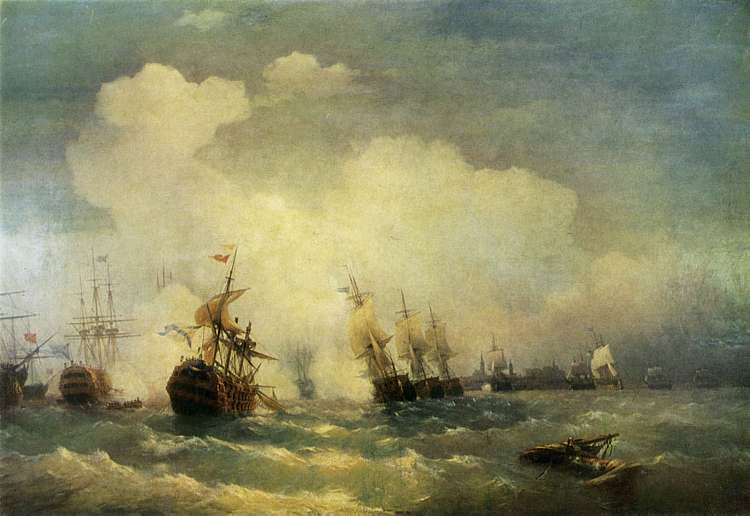 THE BATTLE OFF REVEL, 9 MAY 1790. 1846 