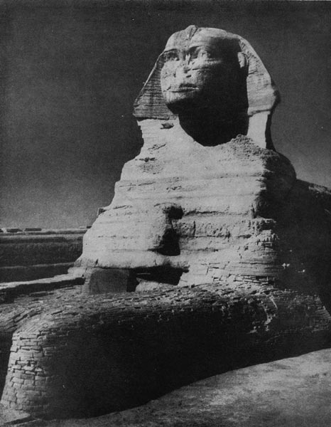 50.  Большой сфинкс фараона Хавра  в Гизэ.  IV   династия.   Первая   половина 3 тыс. до н. э.