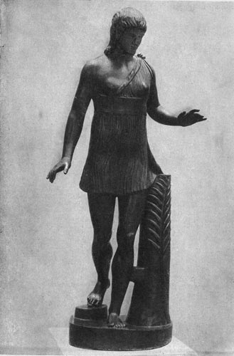 143а. Статуя победительницы в беге. Вторая четверть 5 в. до н. э. Мраморная римская копия с утраченного бронзового оригинала. Рим. Ватикан.
