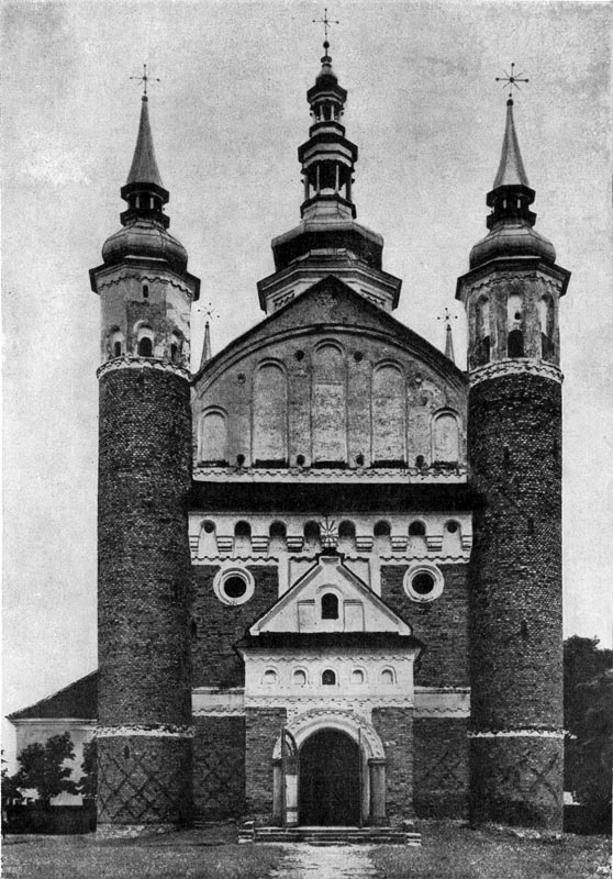 155. Благовещенская    церковь    в    Супрасле. 1509-1510. Вид с запада.