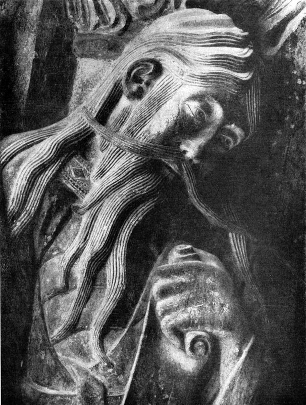 186.  Пророк   Исайя.   Статуя   портала   церкви в Суйяке. Середина 12 в.