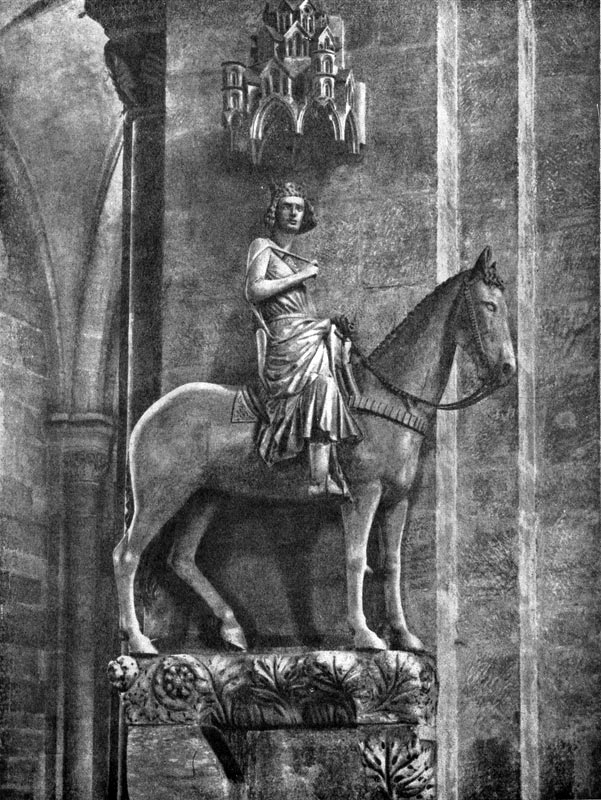 268.  Всадник.    Статуя    собора    в    Бамберге.Около 1230-1240 гг.