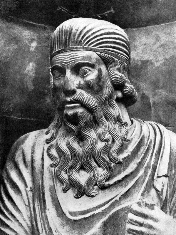 354.  Бенедетто Антелами. Статуя пророка Иезекииля на   фасаде   собора   в Борго Сан Доннино. 2-я половина 12 в.