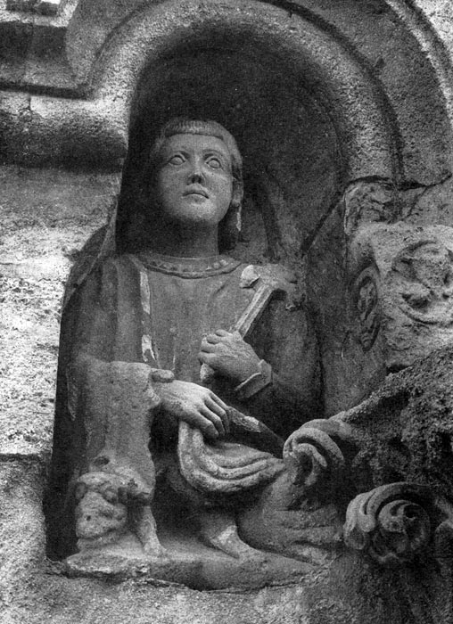 388 а. Статуя короля. Середина 13 в. Собор в Яке.