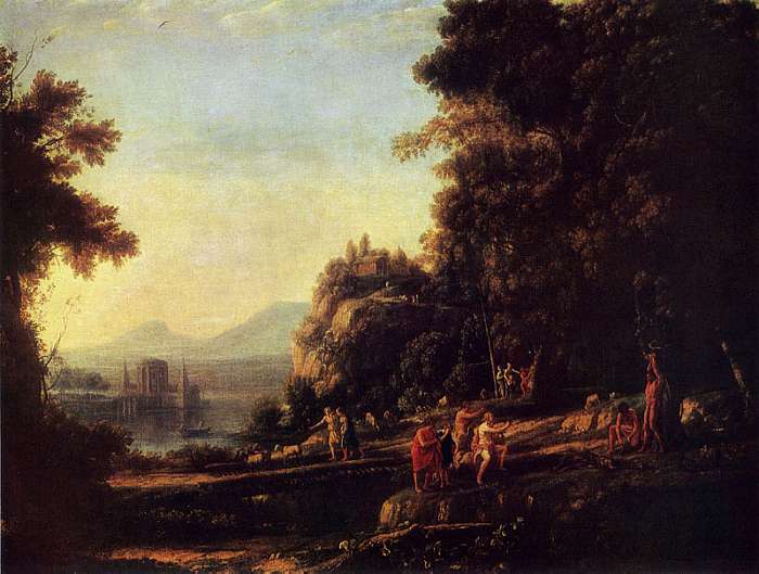 9 LANDSCAPE WITH APOLLO AND MARSYAS