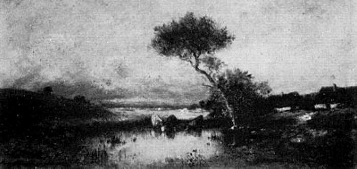 189 LANDSCAPE WITH A POOL