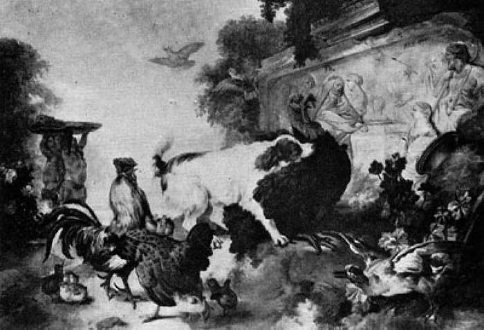 263 DOG ATTACKING A TURKEY. 1781