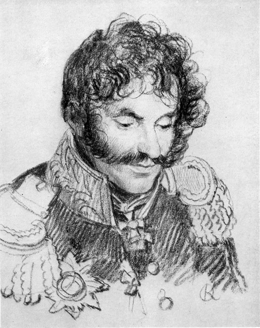  44. ..  . .  . 1813. ,  .(O. Kiprenski. Portrait de E. Chaplitz. Crayon. 1813. Galerie Tretiakov.) 