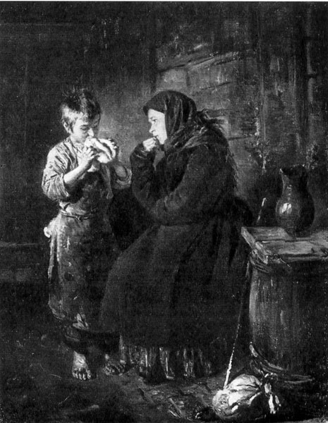  56. . . . 1883. ,  .(. Makovski. La visile. 1883. Galerie Tretiakov. Moscou.)
