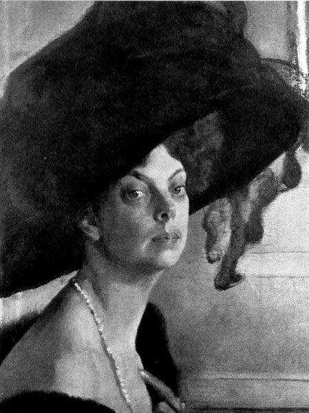  80. . .  . . . 1911. ,  .(V. Serov. Portrait de Orlova. Fragment. 1911. Musee russe. Leningrad.) 