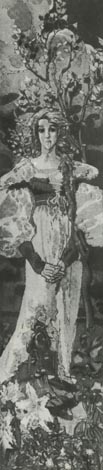 М. Врубель. Маргарита. Часть декоративного триптиха Фауст. Масло. 1896.